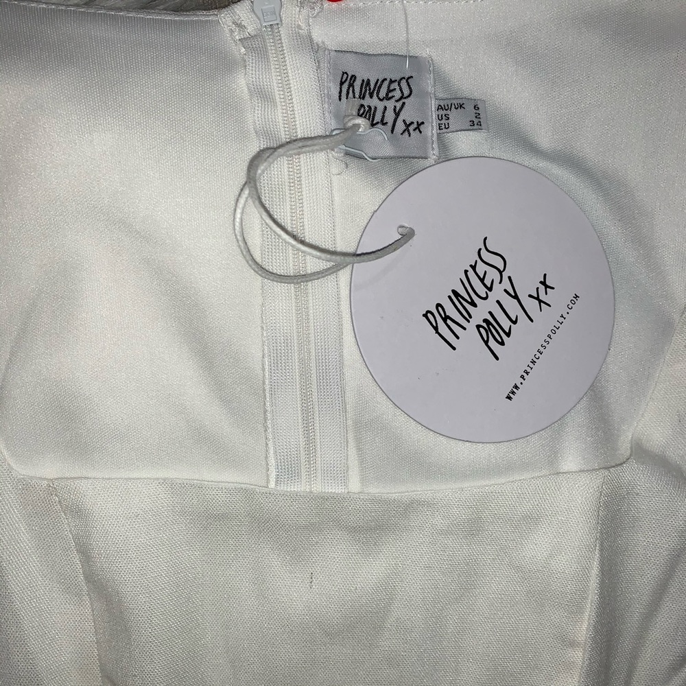 PRINCESS POLLY The Villa Mini Dress White NWT - Picture 10 of 10